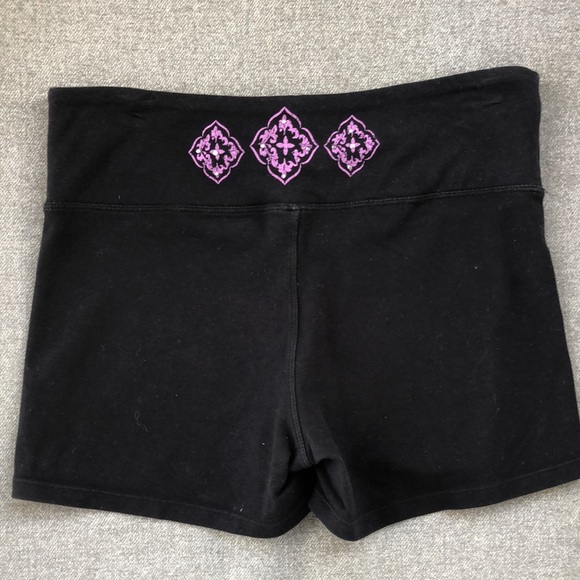 eco yoga Pants - ECO YOGA Organic Bamboo/Cotton High-Rise Yoga Shorts